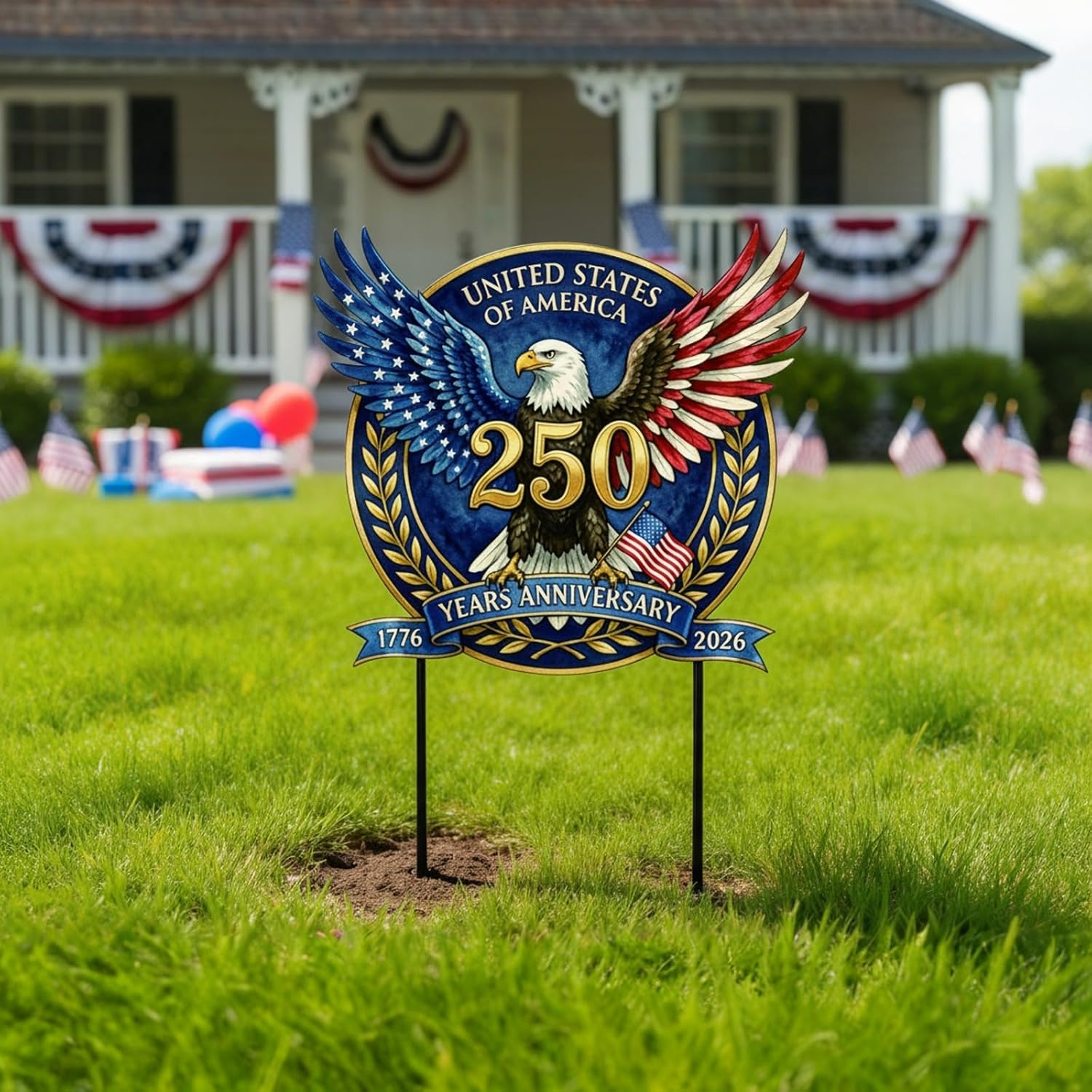 Lawn sign presentation